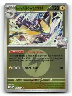 Iono's Kilowattrel (Energy Symbol) 072/217 - Ascended Heroes - Pokemon Card NM/M - Image 1