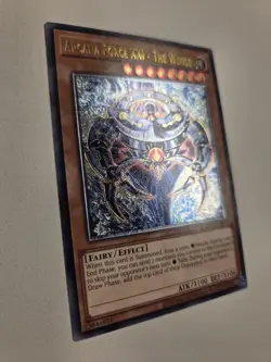 Arcana Force XXI The World (UTR) LODT-EN016 EURO Ultimate Rare Enhanced Yugioh - Image 3