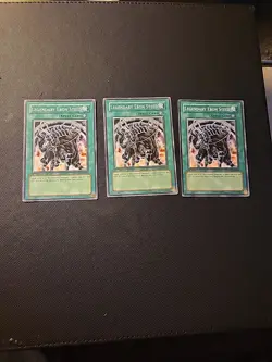 Yugioh- 3X Legendary Ebon Steed - Common - 1st Edition - STON-EN040 - Image 1