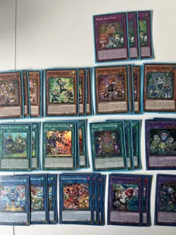Yugioh Prank-Kids Deck Core + extra deck - sleeved deck NM - Image 2