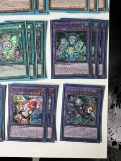 Yugioh Prank-Kids Deck Core + extra deck - sleeved deck NM - Image 5