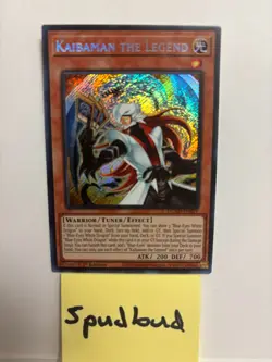 Kaibaman the Legend Secret Rare DUAD-EN021 NM 1st Ed Yu-Gi-Oh! - Image 1