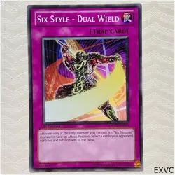 Six Style - Dual Wield - EXVC-EN073 - Common 1st Edition Yugioh - Image 1