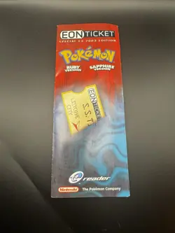 Pokemon EON Ticket Special E3 2003 Edition Promo Card Nintendo SEALED - Image 1