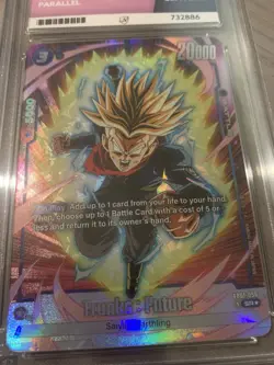 Ace 10 Dragon Ball Super Fusion World Card Trunks FB01-050 Alternate Art SR - Image 2