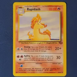 Rapidash 44/64 - Jungle - Uncommon Vintage WOTC Pokemon Card - NM - Image 1