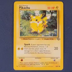 Pikachu 60/64 - Jungle - Common Pokemon Card - LP - Image 1