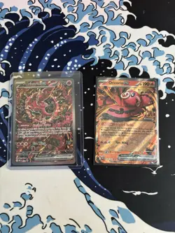 Pokemon TCG Oricorio GX SM Black Star Promo & Gyarados GX Holo Card Lot - Image 1