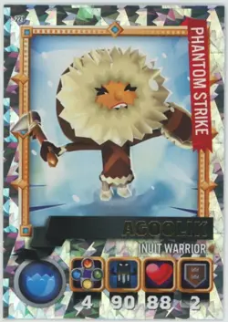 2015 Topps World of Warriors Trading Card Game Agoolik Foil Cracked Ice #221 - Image 1