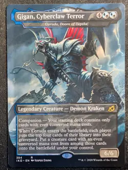 Gigan, Cyberclaw Terror - Borderless - Ikoria Lair of Behemoths (MTG) - Image 1