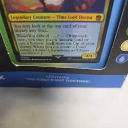 Magic: The Gathering - Blast From The Past Doctor Who Commander Deck NEW Sealed 195166228815 - Image 3