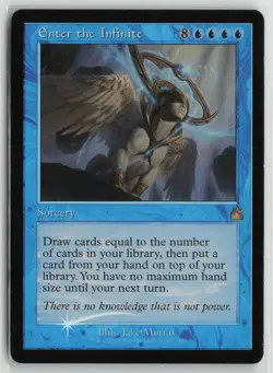 Enter the Infinite (Retro Frame) LP Foil 449 Ravnica Remastered MTG - Image 1