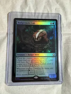 Magic (mtg): Badgermole Cub Avatar: The Last Airbender Foil - Image 1