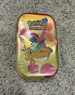 Dragonite Pokemon 151 Mini Tin Sealed - Scarlet & Violet 151 Mini Tin - Image 1