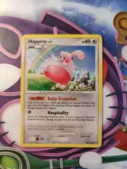 Happiny Lv.5 76/127 Platinum Common Pokemon TCG 2009 - Image 1