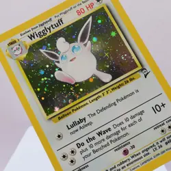Pokemon TCG - Wigglytuff 19/130 Base Set 2 Holo Rare WOTC - EXC - Image 1