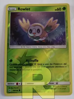 Rowlet ® Eclissi Cosmica SM12 18/236 ® Reverse Holo Foil ® Pokemon ® Italiano - Image 1