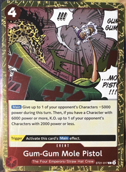 Gum-Gum Mole Pistol ST21-017 English C Starter Deck EX: Gear 5 One Piece Card - Image 1