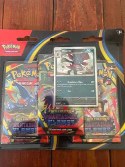 Pokemon Mega Evolution 3 Pack Blister Pack Weavile - Image 1