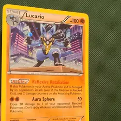 Pokemon Lucario 64/99 Next Destinies Holo Rare English Stage 1 2012 100 HP - Image 2