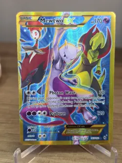 Mewtwo EX (163 Secret Full Art) Pokemon BREAKthrough Secret Rare 163 - Image 1