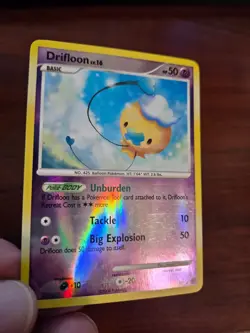 Pokemon Drifloon (Shiny) #SH1 Reverse Holo Rare 2008 - Image 3