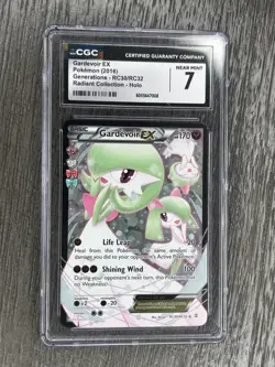 2016 POKEMON GENERATIONS RADIANT COLLECTION HOLO #RC30 GARDEVOIR EX CGC 7 - Image 1
