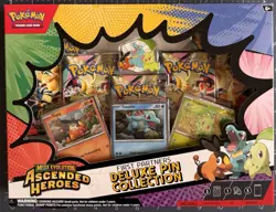 Pokemon Mega Evolution Ascended Heroes First Partners Deluxe Pin Collection Box - Image 1