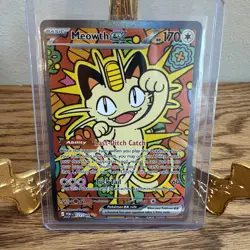 Pokemon Meowth ex 121/088 ENGLISH Perfect Order SIR 🔥PACK FRESH NM 🔥 - Image 1