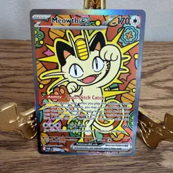 Pokemon Meowth ex 121/088 ENGLISH Perfect Order SIR 🔥PACK FRESH NM 🔥 - Image 3