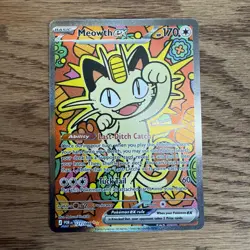 Pokemon Meowth ex 121/088 ENGLISH Perfect Order SIR 🔥PACK FRESH NM 🔥 - Image 4