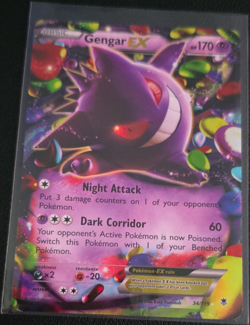 Pokemon Gengar-EX (Light play on the corners) Phantom Forces Ultra Rare Holo - Image 1