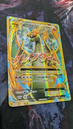 Pokemon TCG Evolutions Holo Full Art M Charizard EX 101/108 HP - Image 1