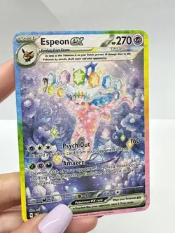 Espeon ex HP270 Pokemon Metal Card-Collectible Gift Display. - Image 1