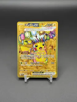 Pokemon TCG Pikachu ex 247/191 Sv08 Surging Sparks Hyper Rare Full Art Holo - Image 1
