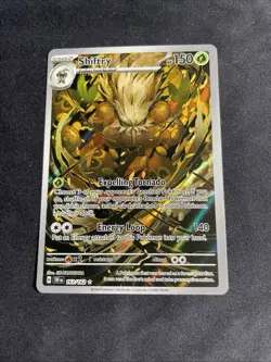Pokemon TCG Shiftry 163/162 SV05 Temporal Forces Illustration Rare Holo NM - Image 1