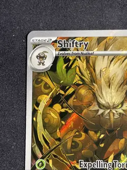 Pokemon TCG Shiftry 163/162 SV05 Temporal Forces Illustration Rare Holo NM - Image 2
