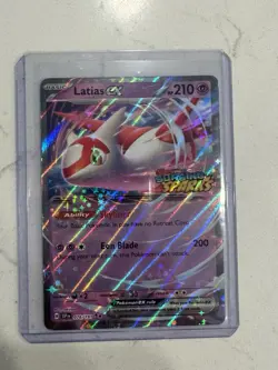 Pokemon Latias ex Surging Sparks 076/191 Stamped Promo Holo - Image 1