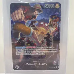 Monkey D Luffy OP05-060 PSA Magazine Exclusive Promo New Sealed NM - Image 1