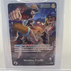Monkey D Luffy OP05-060 PSA Magazine Exclusive Promo New Sealed NM - Image 4