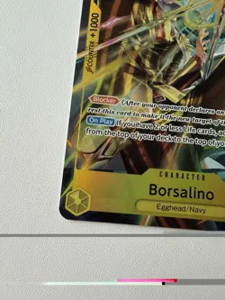 One Piece CCG Borsalino EB04-058 SR Alt Art Near Mint English - Image 4