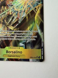 One Piece CCG Borsalino EB04-058 SR Alt Art Near Mint English - Image 5