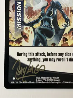 Signed By Ray Lago X-Men Trading Card Game CCG Card Artist Proof Inferno - Image 2