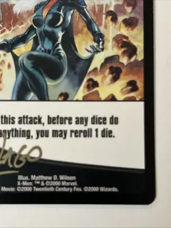 Signed By Ray Lago X-Men Trading Card Game CCG Card Artist Proof Inferno - Image 3