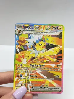 Jolteon ex HP260 Metal Pokemon Card-Collectible Gift Display. - Image 1