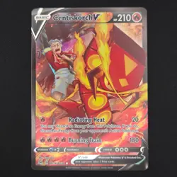 Pokemon TCG Card Centiskorch V TG14/TG30 Lost Origin Trainer Gallery - NM - Image 1