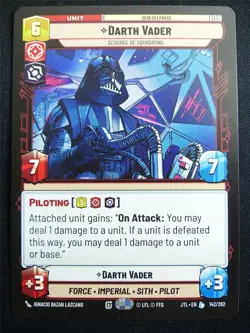 Darth Vader 142/262 - Star Wars Unlimited Card #4GT - Image 1