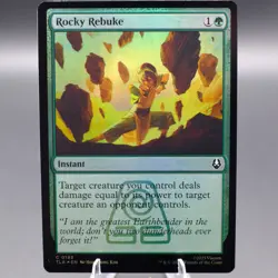 Rocky Rebuke Foil 193 TLA Avatar: The Last Airbender NM MTG - Image 1