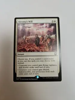 Akroma's Will 0165 Commander: Modern Horizons 3 M3C MTG Magic The Gathering NM - Image 1