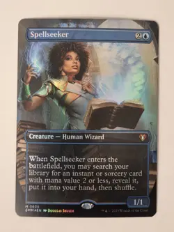 Spellseeker (Borderless) Commander Masters Foil - Image 1